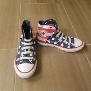 American flag Converse All Star size 13 shoes